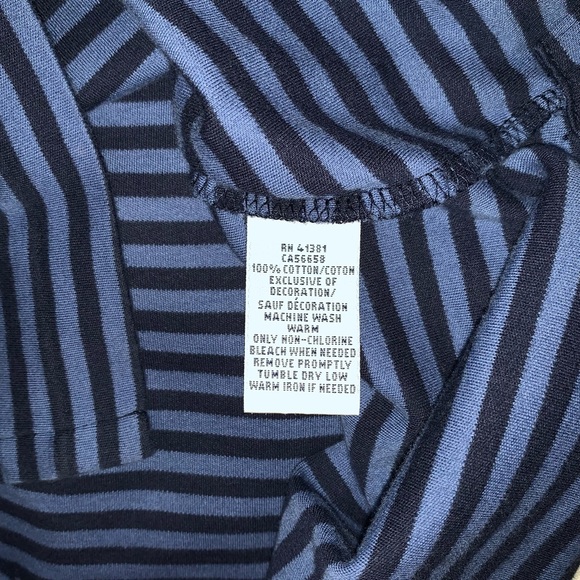 Polo Ralph Lauren Men’s Blue Stripe Polo Size M - Picture 6 of 7